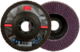 3M™ 4 1/2" X 7/8" 40 Grit Type 27 Flap Disc
