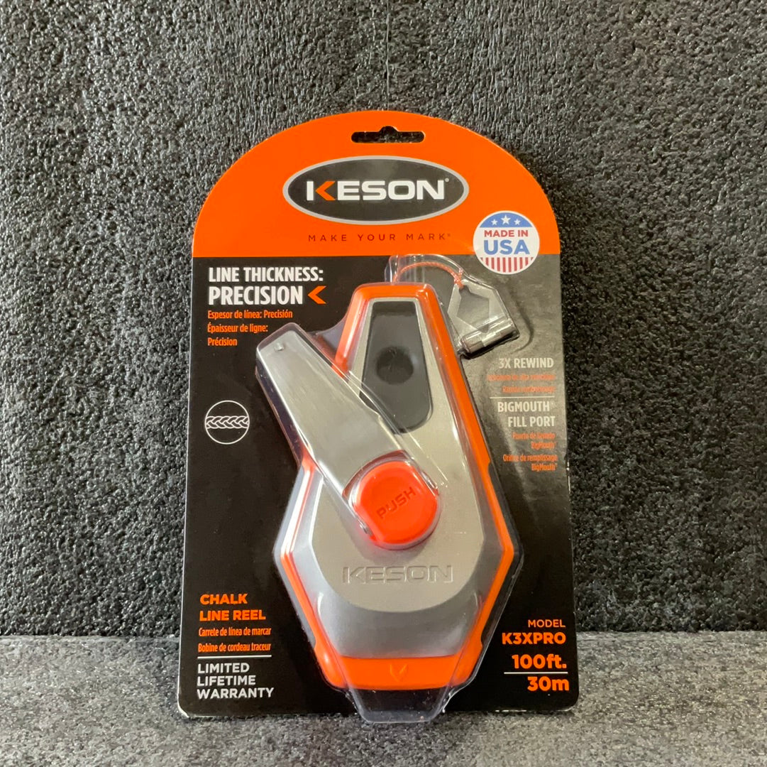 Keson Precision Series K3XPRO Chalk Line Reel