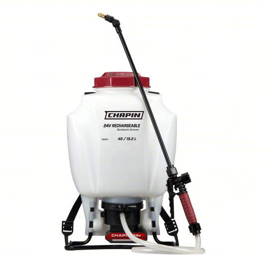Chapin 63924: 4-Gallon 24V Rechargeable Battery Powered Backpack Sprayer