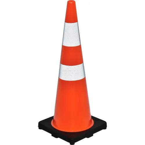 Heavy Duty Reflective Traffic Cones - 36", Orange