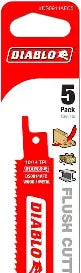 Load image into Gallery viewer, DIABLO Reciprocating Saw Blade: 10/14 Teeth per Inch, 9 in Blade Lg, 0.04 in Blade Thick, 5 PK
