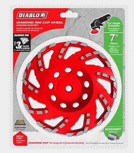 DIABLO 7 in. Diamond Cup Wheel for Masonry