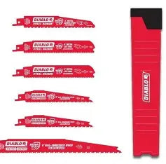 DIABLO Bi-Metal Reciprocating Saw Blade Set (6-Piece)