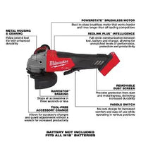 Load image into Gallery viewer, M18 FUEL 18V Lithium-Ion Brushless Cordless 4-1/2 in./5 in. Grinder w/Paddle Switch (Tool-Only)
