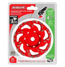 DIABLO 4-1/2 in. Diamond Cup Wheel for Masonry