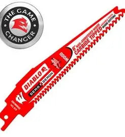 DIABLO 6 in. 5/7 TPI Demo Demon Carbide Teeth Reciprocating Saw Blades for Nail-Embedded Wood (3-pack)