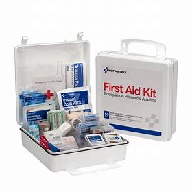 First Aid Only 6088 165 Piece #50 ANSI First Aid Kit, Weatherproof Plastic Case