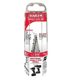 Diablo 3/8" - 3/4" Impact Step Drill Bit