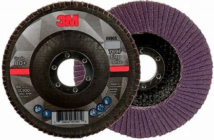 3M™ 4 1/2" X 7/8" 80 Grit Type 27 Flap Disc
