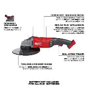 Load image into Gallery viewer, Milwaukee M18 FUEL 18V Lithium-Ion Brushless Cordless 7 in./9 in. Angle Grinder (Tool-Only)
