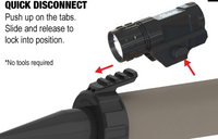 Load image into Gallery viewer, LED Flashlight for picatinny rail
