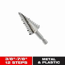 DIABLO 3/8 in. to 7/8 in. Impact Step Drill Bit (12-Steps)