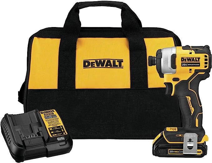 20V MAX* Brushless Atomic Compact 1/4in Impact Driver Kit