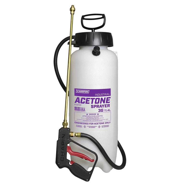 Chapin 21127XP: 3-gallon Industrial Concrete Tank Sprayer for Acetone Dye Applications