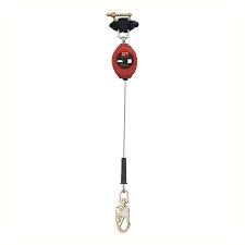 KStrong® BRUTE Backer Single LE 8.5 ft. Cable SRL-LE with snap hook at connector end and shock pack with Twin SRL connector at top (ANSI)
