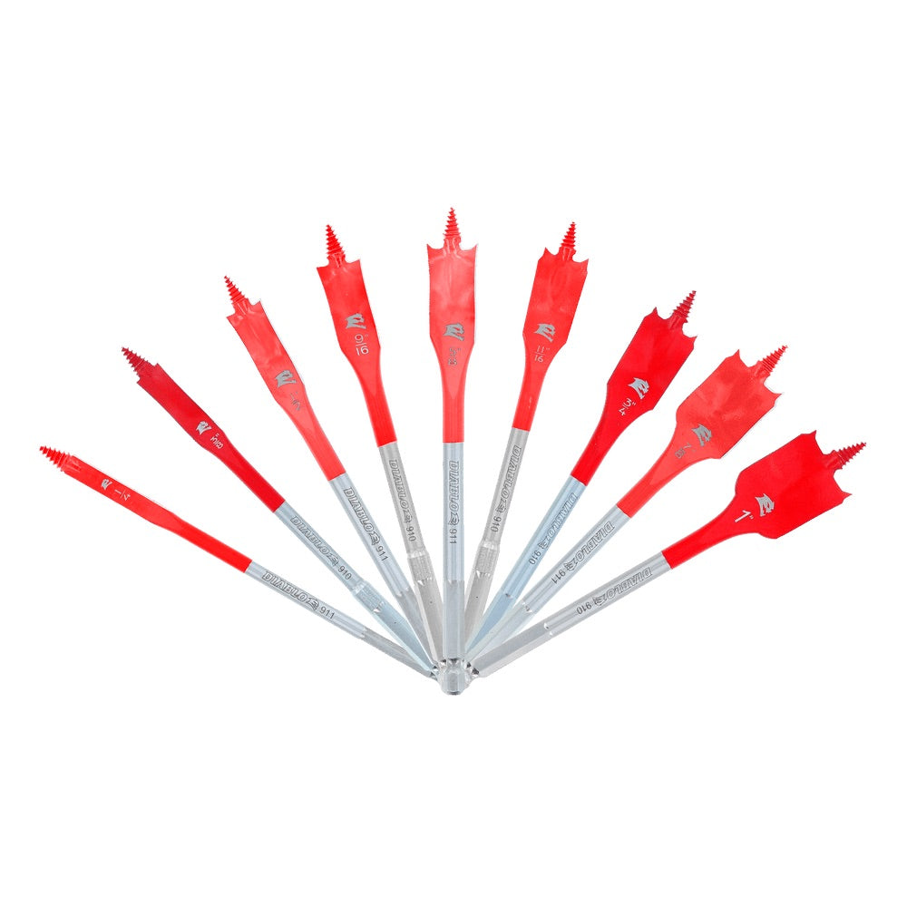 Diablo SPEEDemon 9pc Spade Bit Set