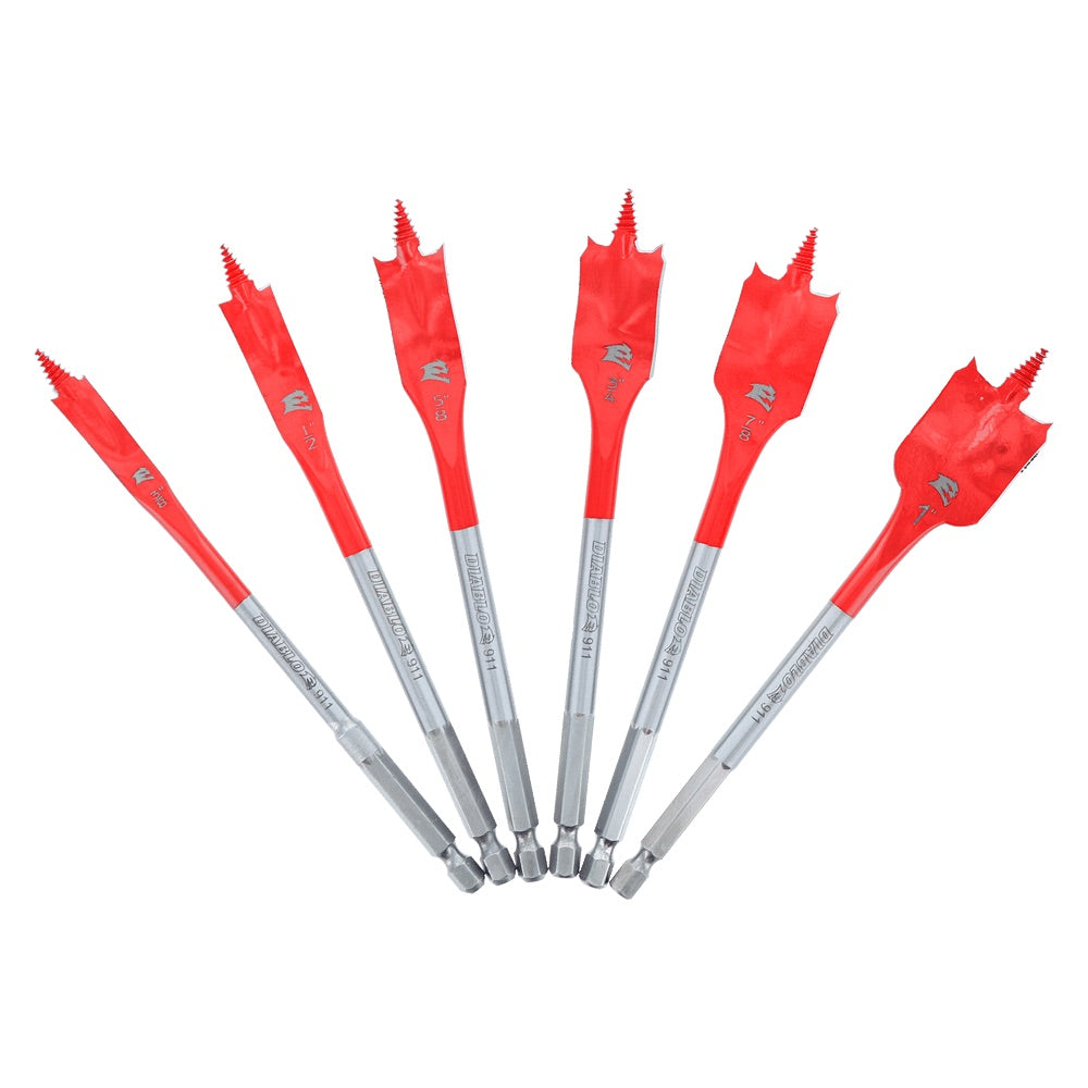 Diablo SPEEDemon 6pc Spade Bit Set