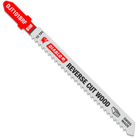 Load image into Gallery viewer, Diablo 4 in. 10 TPI Bi-Metal T-Shank Jig Saw Blades for Reverse Cuts in Wood (5pk)
