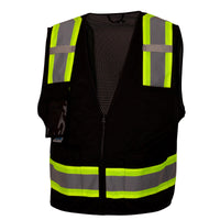 Load image into Gallery viewer, Pyramex RVZ24CP Series Type R Class 2 Two-Tone Surveyor Safety Vest with Clear Pocket
