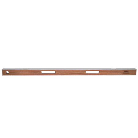 Kraft SLAL48 48” Professional Asphalt Mahogany I-Beam Level (2 Vials)