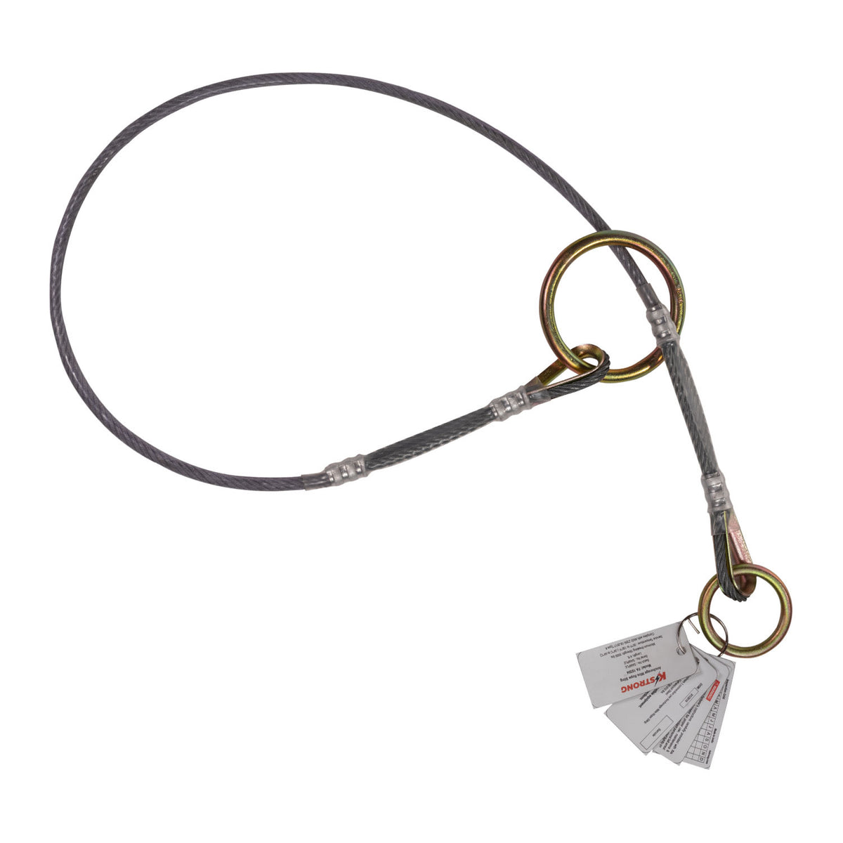 KStrong® Wire Cable Slings With Large and Small O-Rings (ANSI)