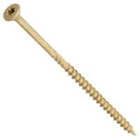 Load image into Gallery viewer, 6 Lobe Proferred Max Drive Professional Decking &amp; Outdoor Wood Screw, Bronze SKT Coated
