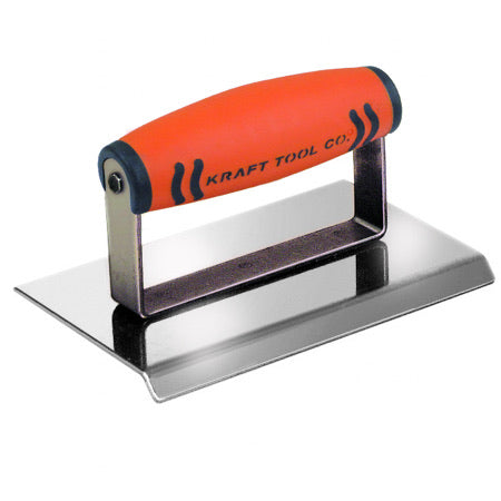 6" x 3" Stainless Steel Carpet Edger 45 Degree Angle 3/16" Drop