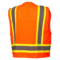 Load image into Gallery viewer, Pyramex RVZ24CP Series Type R Class 2 Two-Tone Surveyor Safety Vest with Clear Pocket
