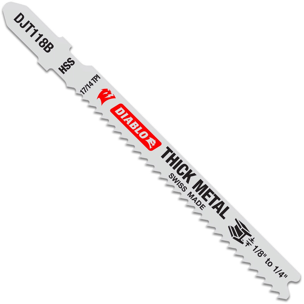 DIABLO 3-5/8 in. 17/14 TPI High Speed Steel T-Shank Jig Saw Blades for Thick Metal (5pk)