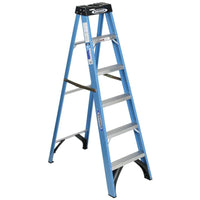 Load image into Gallery viewer, FS100 SERIES FIBERGLASS SINGLE SIDED STEP LADDERS
