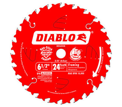 Diablo Saw Blade framing 6 1/2” X 24