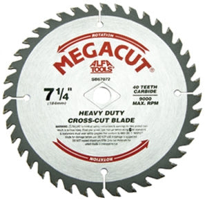 HEAVY DUTY CROSS CUT CARBIDE TIPPED SAW BLADE