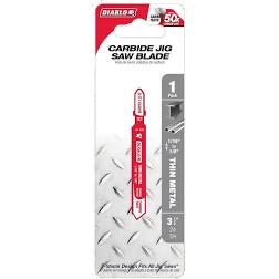 Diablo 3-1/4 in. 24 TPI Carbide T-Shank Jig Saw Blade for Thin Metal
