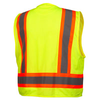 Load image into Gallery viewer, Pyramex RVZ24CP Series Type R Class 2 Two-Tone Surveyor Safety Vest with Clear Pocket
