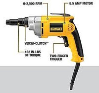 Load image into Gallery viewer, DEWALT DW267 6.5-Amp 2,000 RPM Variable Speed Reversing Versa-Clutch Screw Gun
